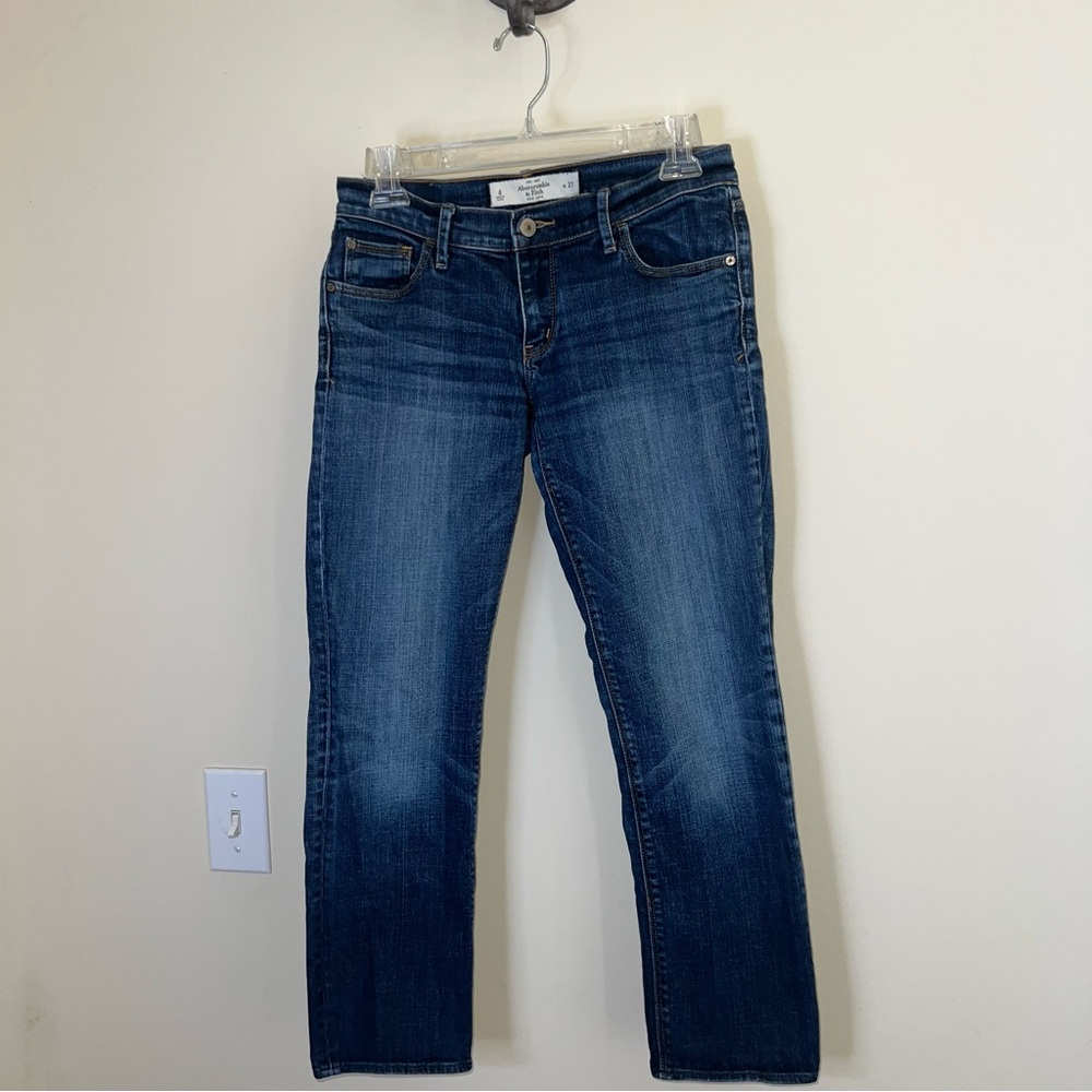 Abercrombie & Fitch Y2K Low Rise Skinny Jeans Dark Wash‎ Size 4 W27